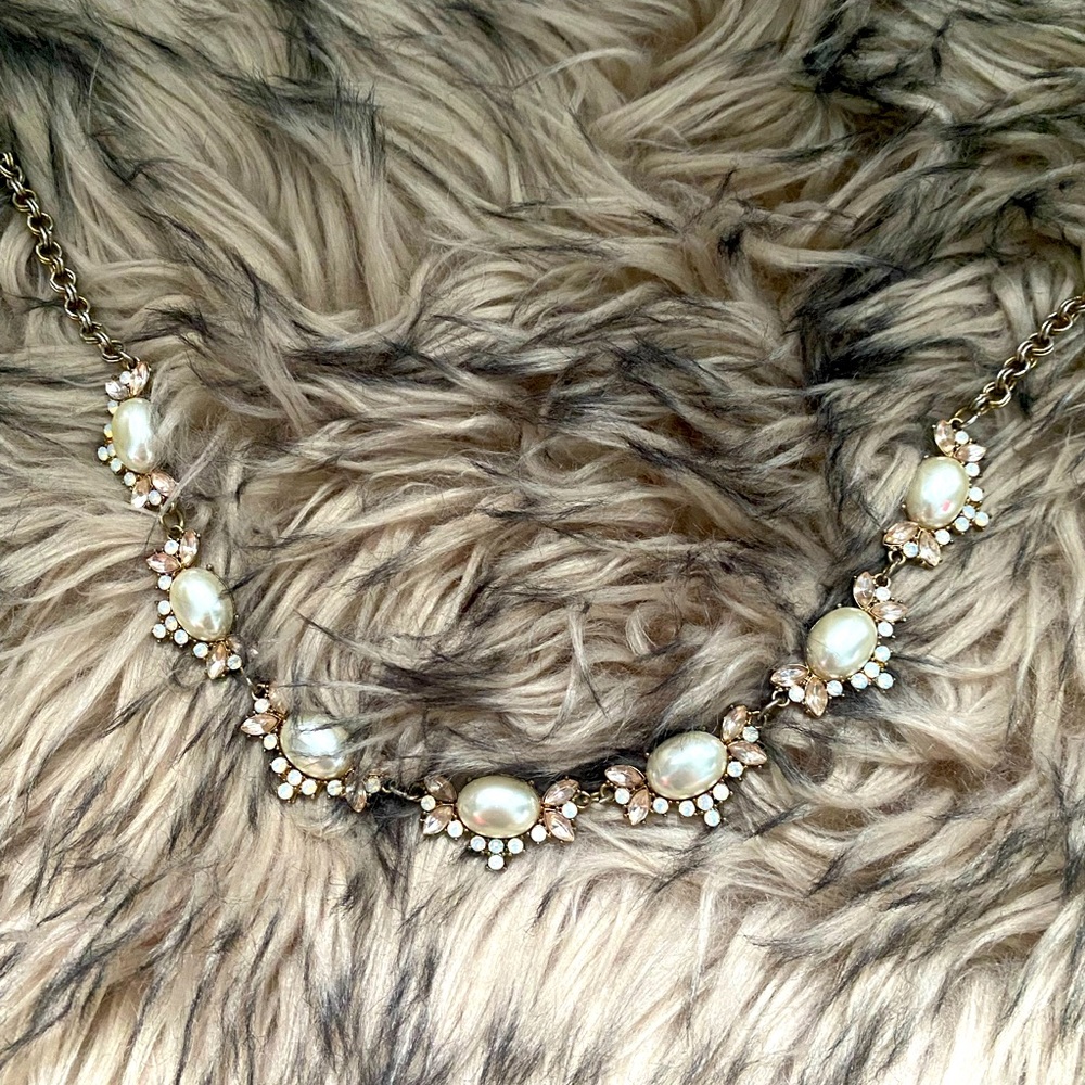 Pearl statement necklace